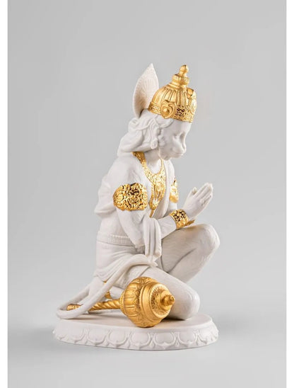 Lladró Hanuman Sculpture - Gold Lustre (Re-deco) Sculpture by Lladró at  FormFluent Sydney, Australia