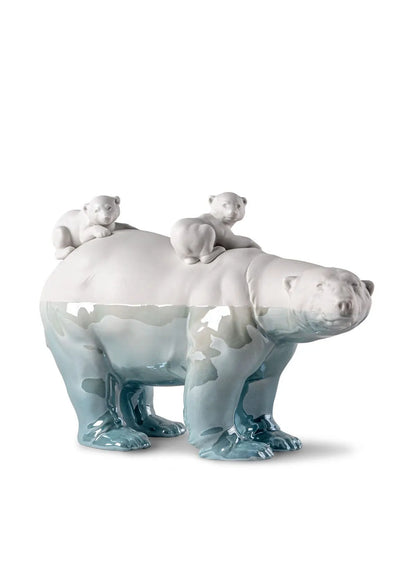  Lladró Mummy Bear and Babies - Underwater Sculpture Sculpture by Lladró at  FormFluent