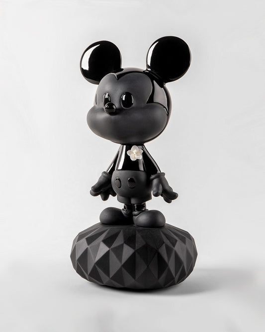 Lladró Mickey Total Black Sculpture  Sculpture FormFluent