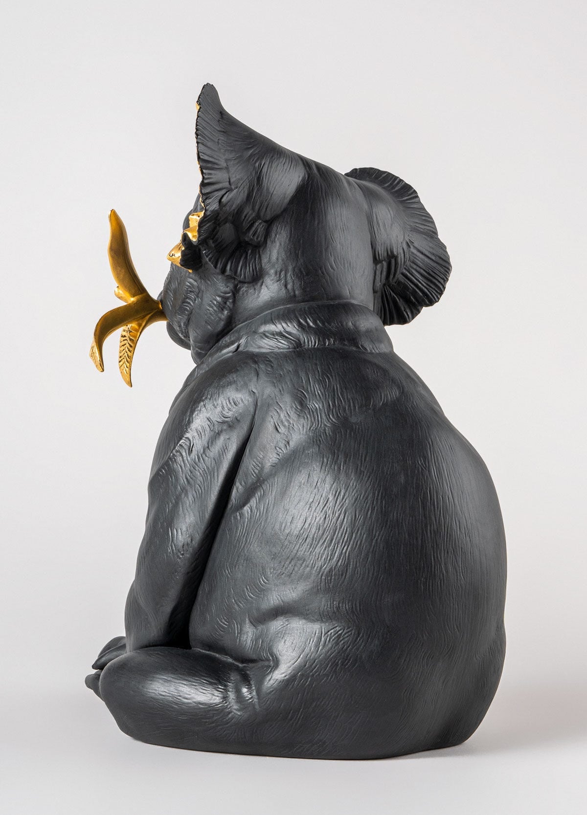 Lladró Koala Sculpture Black-Gold Limited Edition  Sculpture FormFluent
