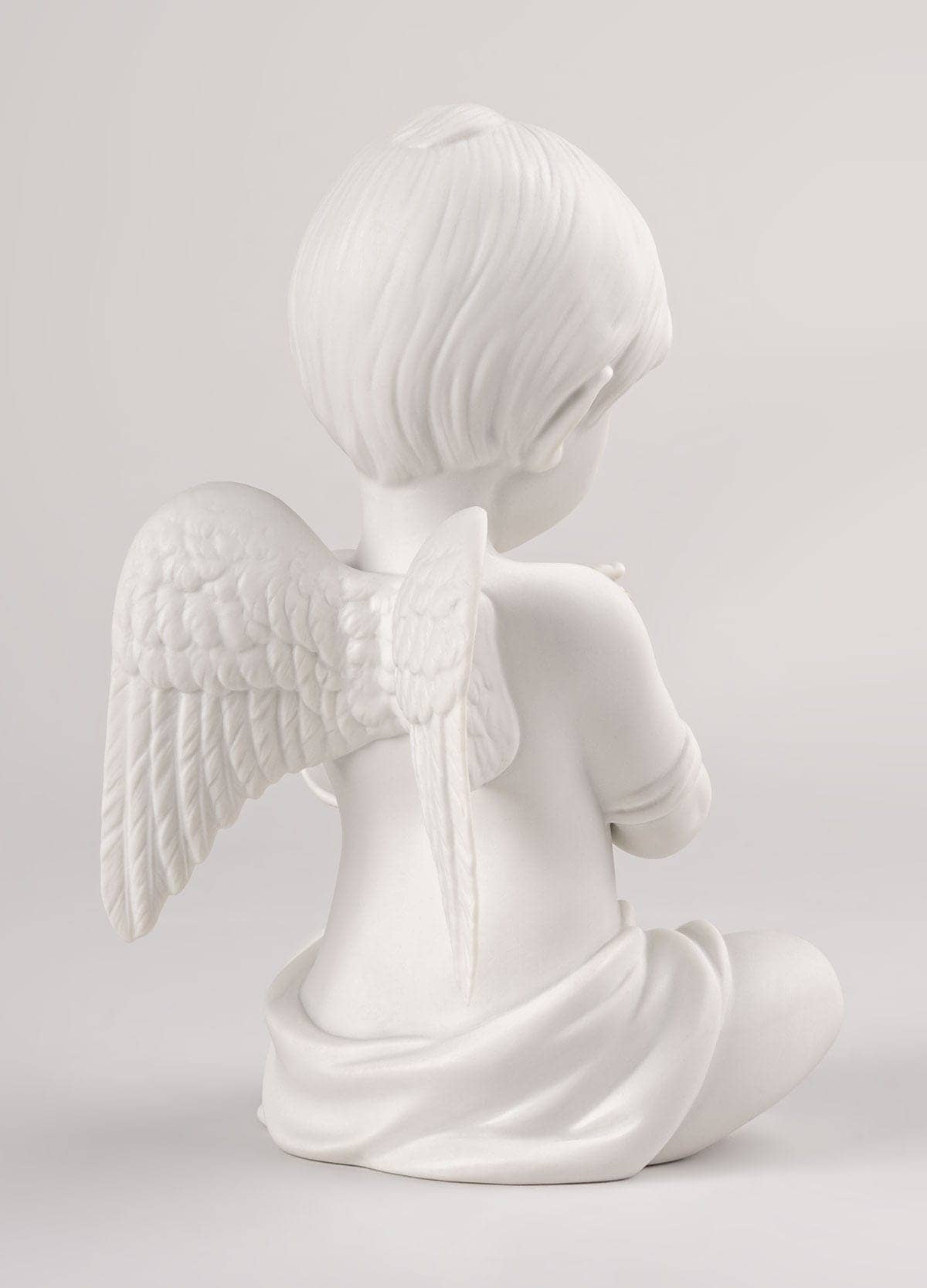 Lladró Angel with Flower Sculpture | FormFluent