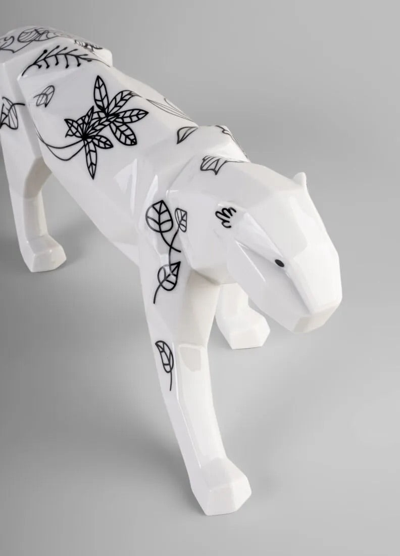 Buy Authentic Lladró Lladró Jungle Panther Black Sculpture Sculpture - FormFluent Sydney Australia