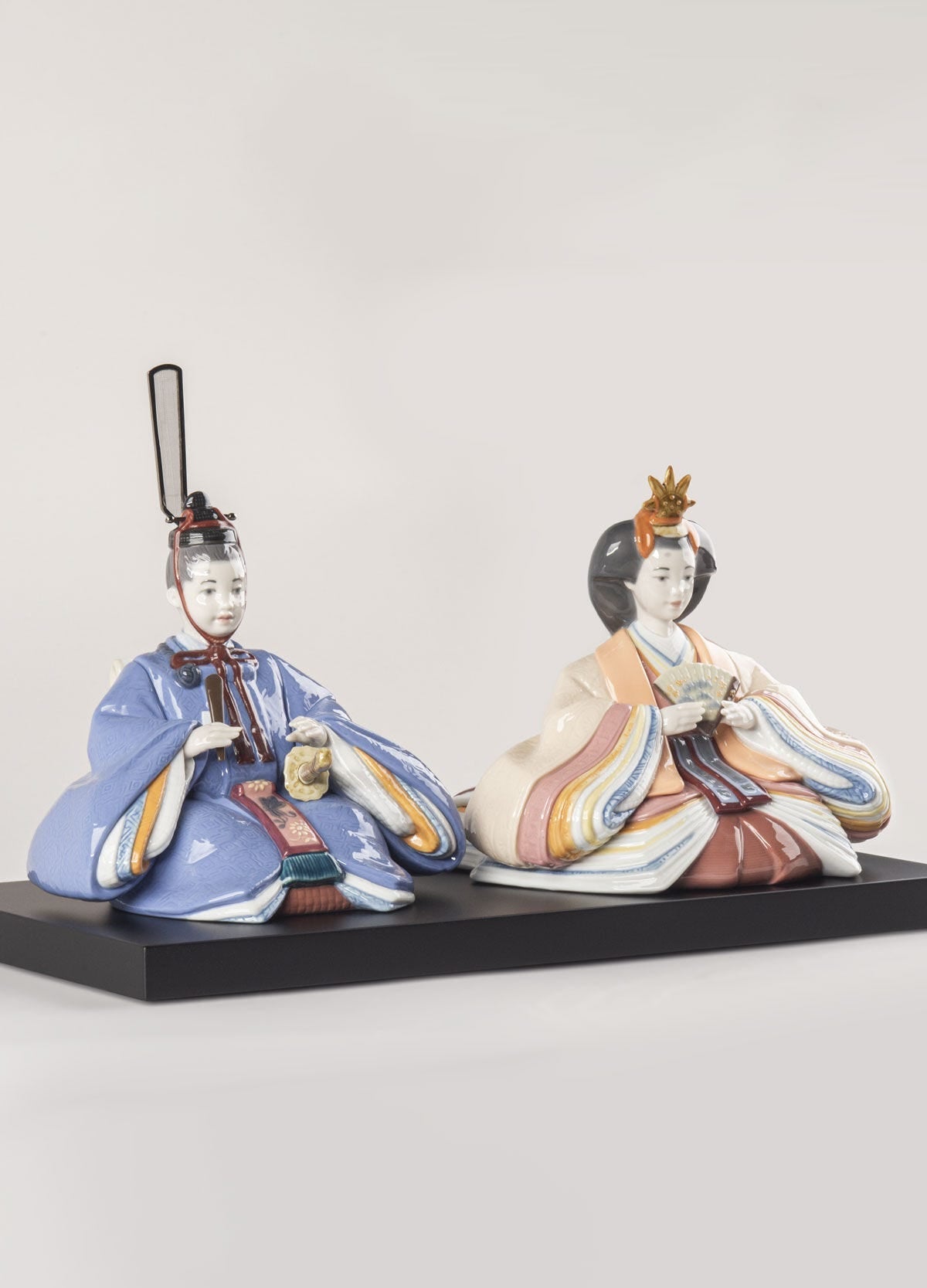 Buy Authentic Lladró Lladró Hina Dolls Sculpture Blue-salmon Limited Edition Sculpture - FormFluent Sydney Australia