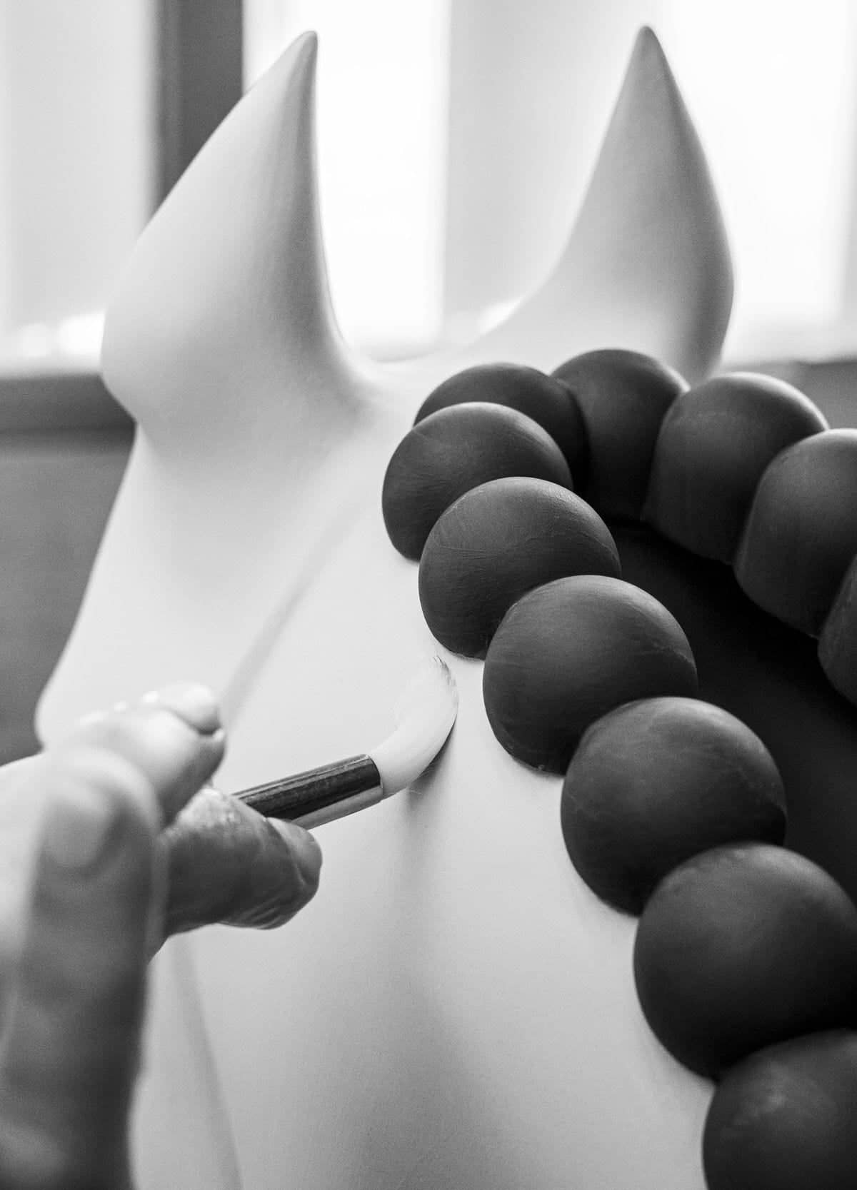 Lladró Horse Vase Vase by  Lladró at   FormFluent Sydney, Australia