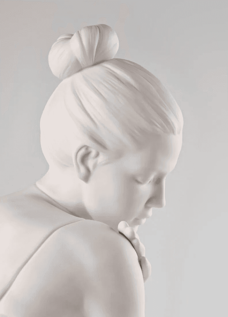 Lladró Reflections of Nature - Her Sculpture White-Gold Sculpture by  Lladró at   FormFluent Sydney, Australia