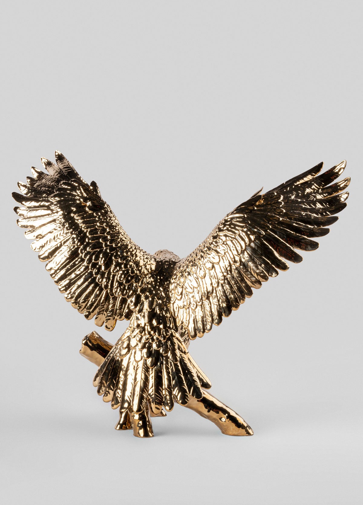 Lladró Freedom Eagle Sculpture Gold Limited Edition