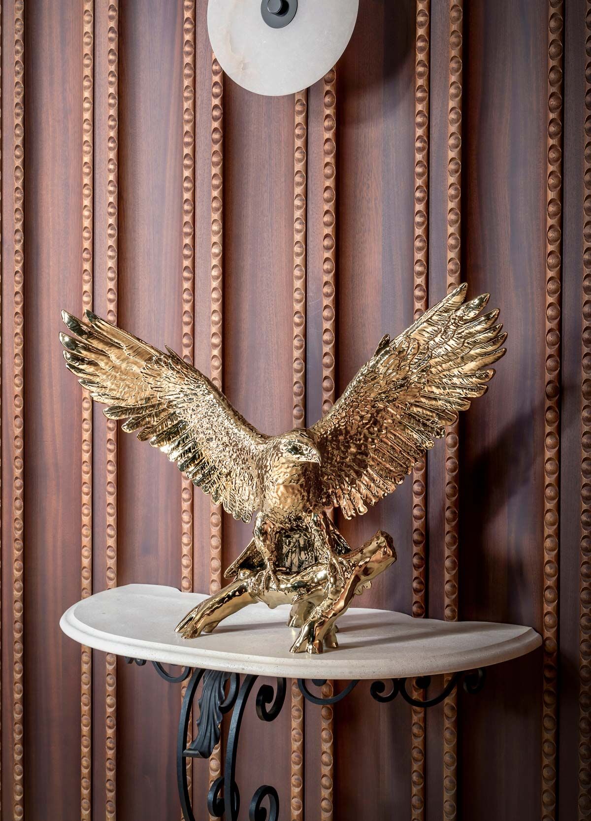 Lladró Freedom Eagle Sculpture Gold Limited Edition