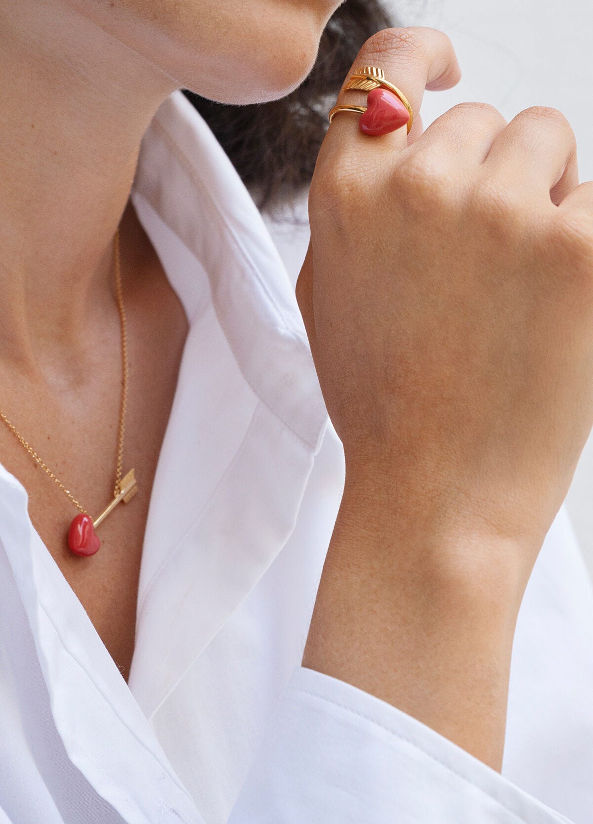  Lladró Crush Pendant Necklace Jewelry by Lladró at  FormFluent