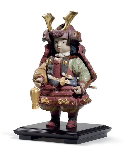 Warrior Boy Figurine Golden Lustre Limited Edition