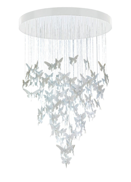 Lladró Niagara Chandelier 1.1m by Bodo Sperlein Lighting by  Lladró at   FormFluent Sydney, Australia