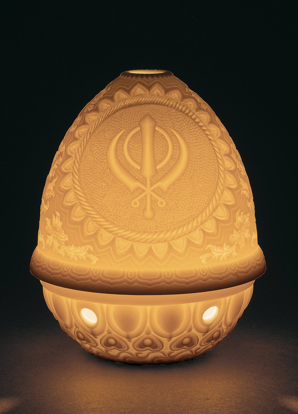 Lladró Ik Onkar Lithophane Lithophane