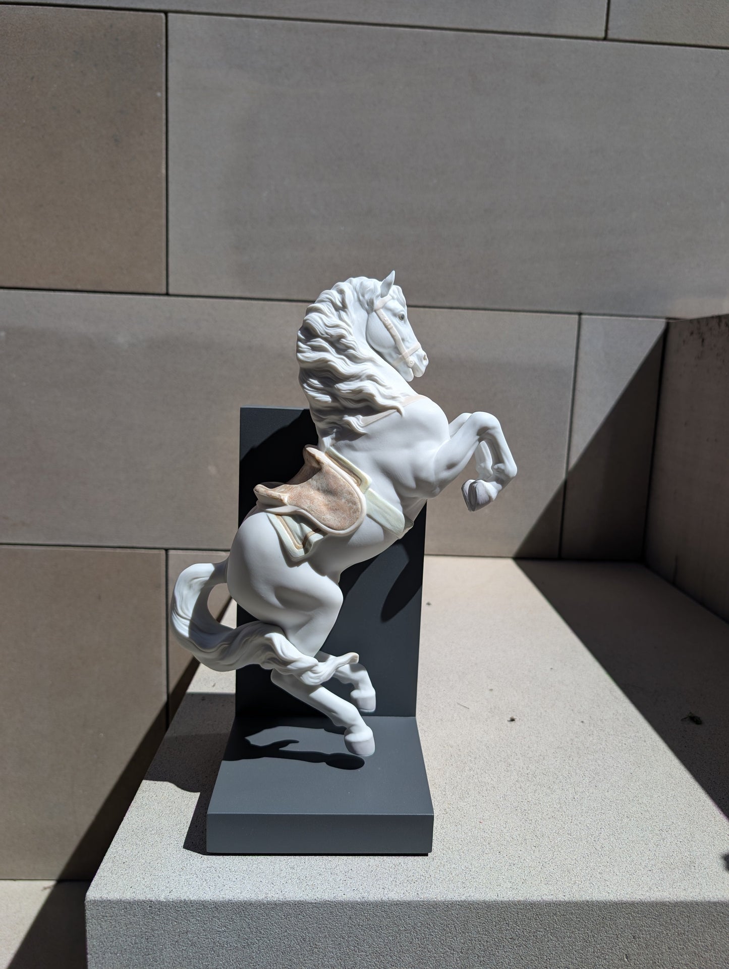  Lladró Horse on Courbette and Pirouette Bookends Sculpture by Lladró at  FormFluent