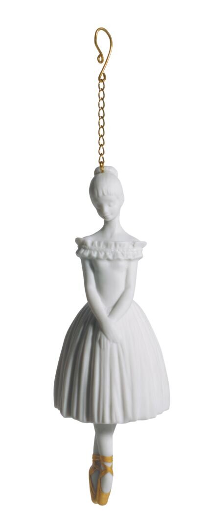 Lladró Ballerina Christmas Ornament. Golden Lustre Ornament by Lladró at  FormFluent Sydney, Australia