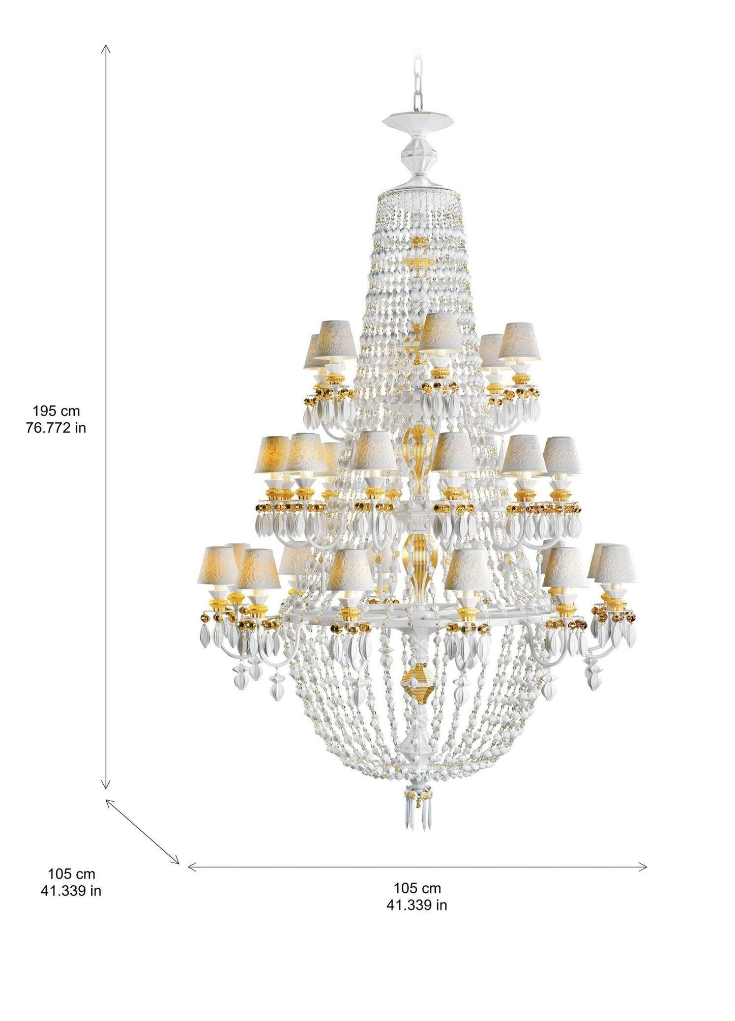 Lladró Winter Palace 30 Lights Chandelier - FormFluent