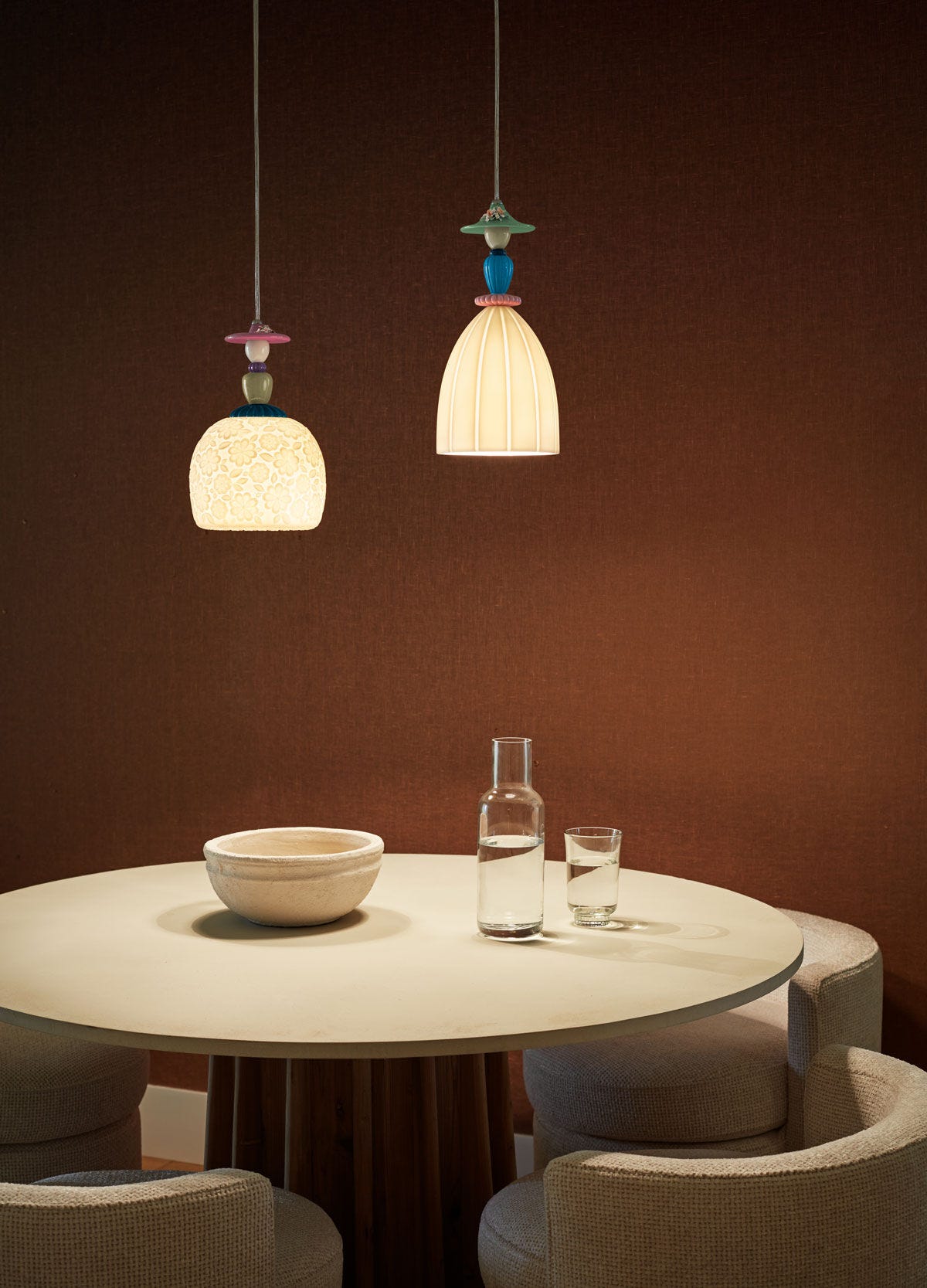 Lladró Mademoiselle Ceiling Pendant Lamp Collection - FormFluent