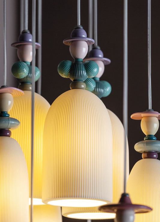 Lladró Mademoiselle Chandelier 9 Lights - Seaside Dreams Chandelier - FormFluent