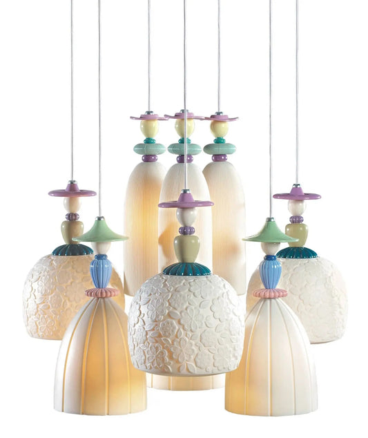Lladró Mademoiselle Lighting Chandelier Collection Lighting by  Lladró at   FormFluent Sydney, Australia