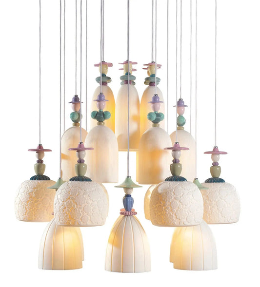 Lladró Mademoiselle Lighting Chandelier Collection Lighting by  Lladró at   FormFluent Sydney, Australia