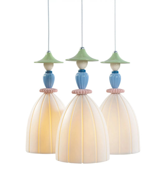  Lladró Mademoiselle 6 Lights Gathering in The Lawn Ceiling Lamp Lighting by Lladró at  FormFluent
