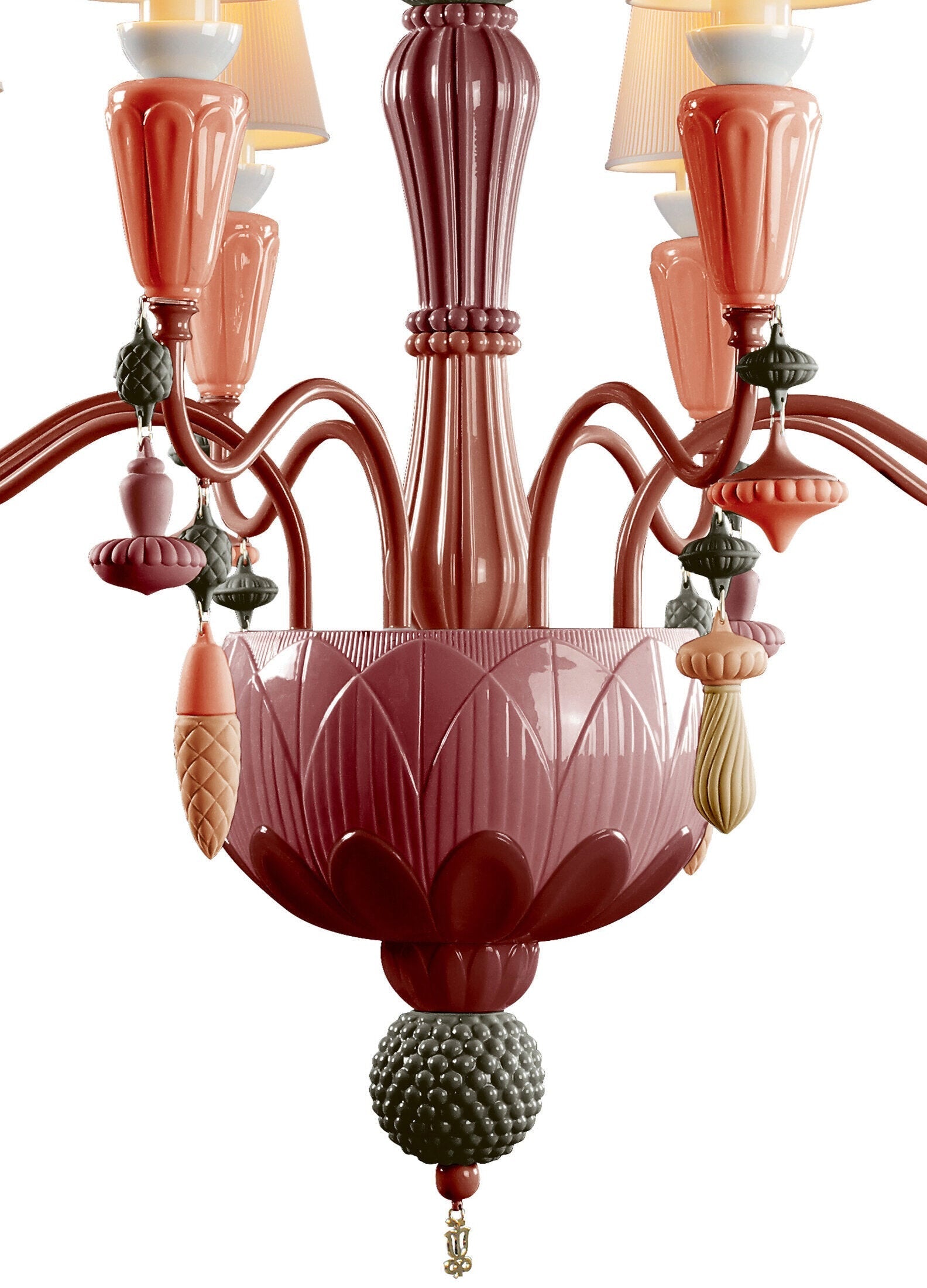 Buy Authentic Lladró Lladró Ivy and Seed 8 Lights Chandelier Lighting - FormFluent Sydney Australia