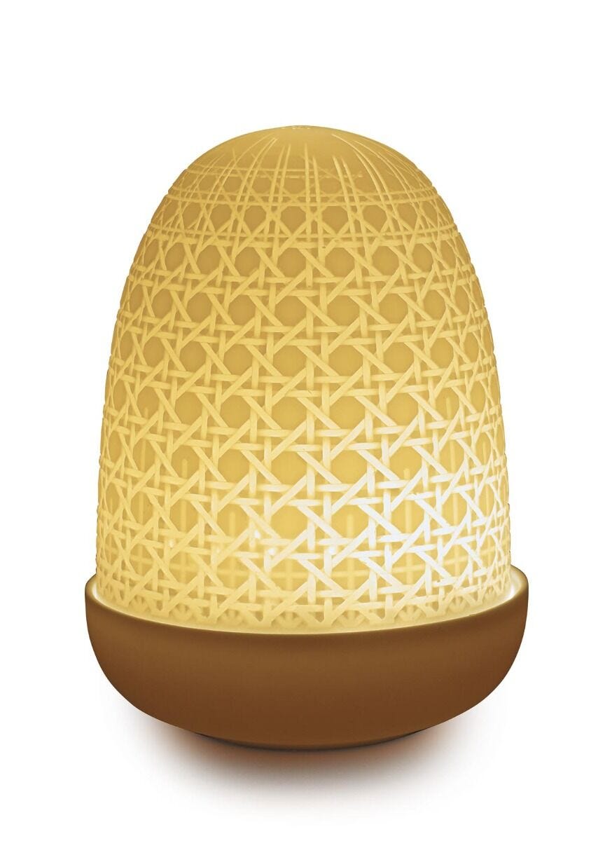 Wicker Dome Table Lamp - FormFluent