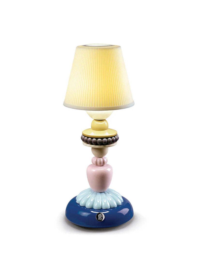 Lladró Sunflower Firefly Table Lamp Blue  - FormFluent Sydney Australia