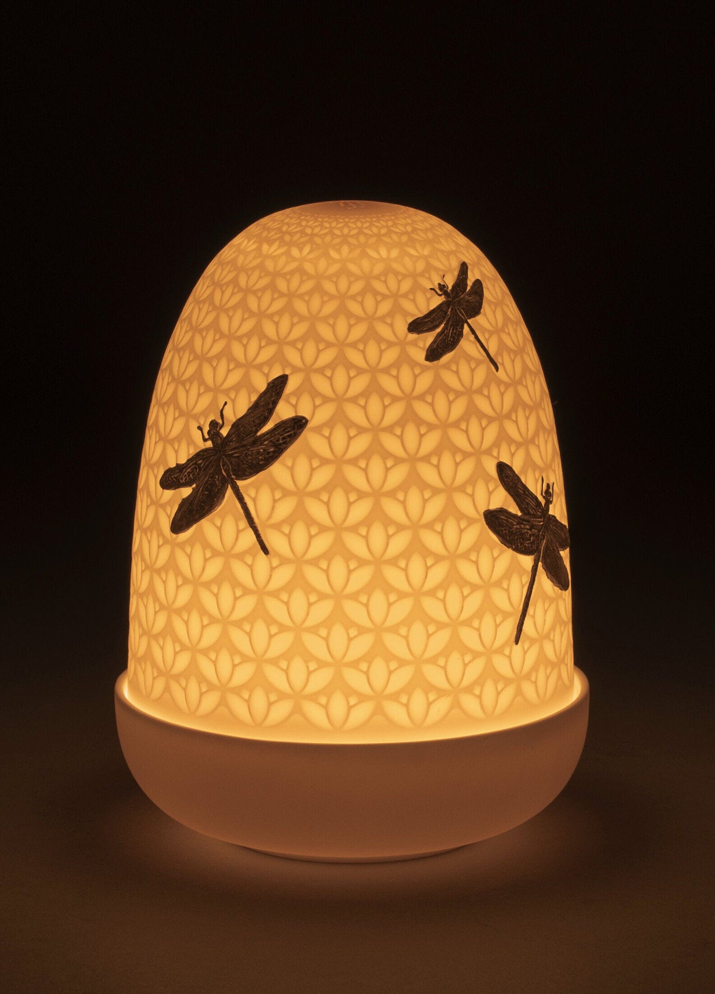 Lladró Dragonflies Dome Table Lamp