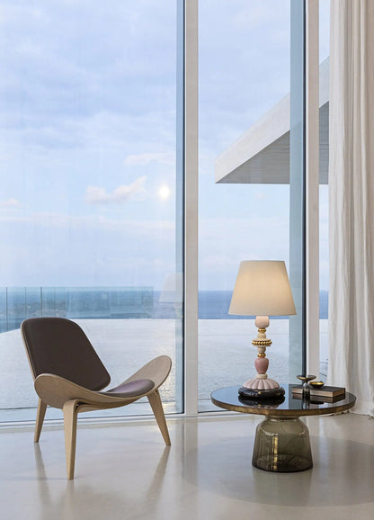  Lladró Firefly Table Lamp Pink and Golden Lustre Lighting by Lladró at  FormFluent
