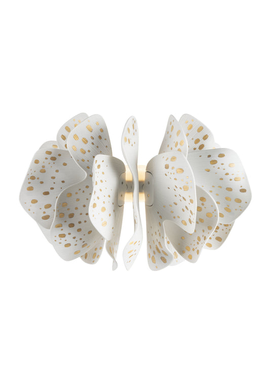 Lladró Nightbloom Wall Sconce Gold Lustre by Marcel Wanders - FormFluent