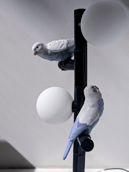 Lladró Parrot Party Table Lamp Black Lighting by  Lladró at   FormFluent Sydney, Australia