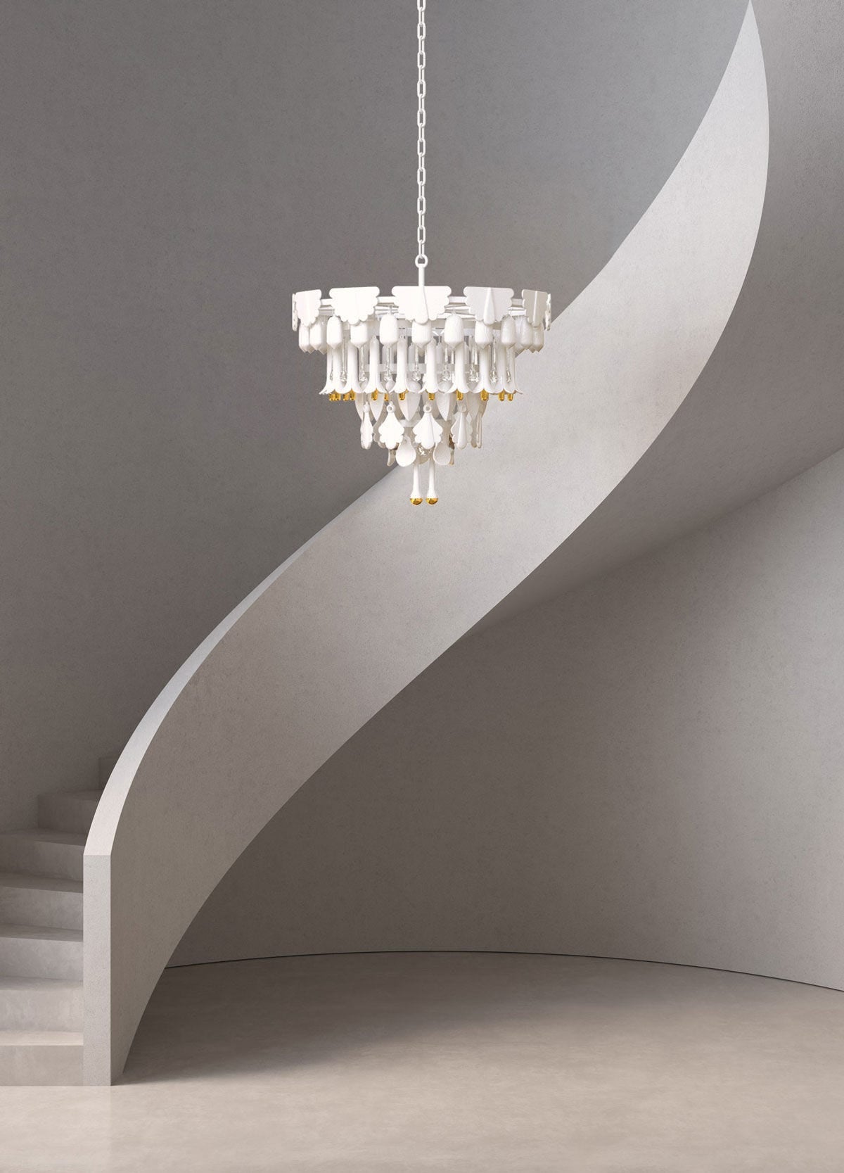 Lladró Seasons Chandelier 70cm Lighting by Lladró at  FormFluent Sydney, Australia