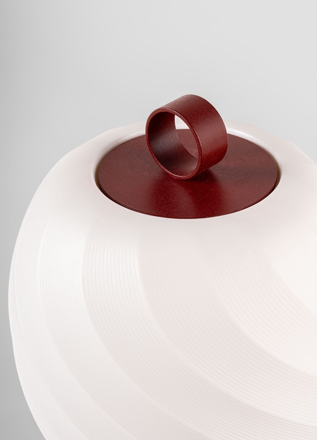Lladró Ice Cream Cordless Table Lamp Burgundy Limited Edition Lighting by Lladró at  FormFluent Sydney, Australia