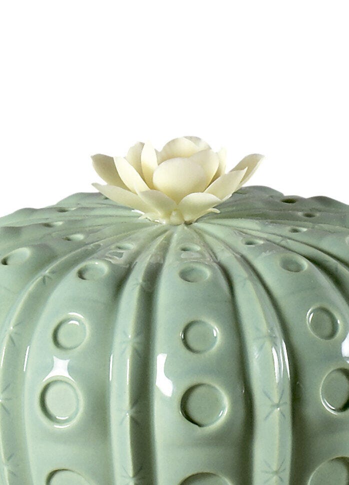  Lladró Astrophytum Cactus Diffuser Gardens of Valencia Candle by Lladró at  FormFluent