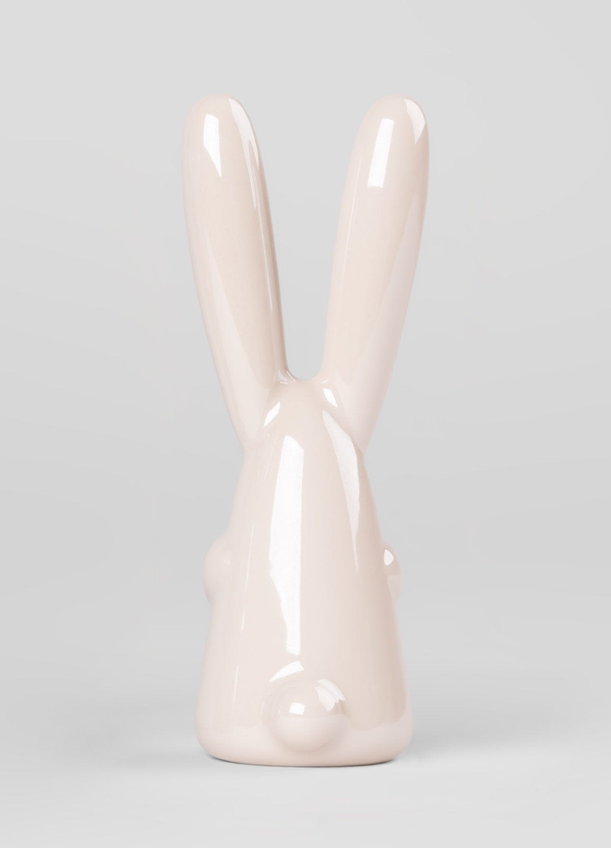 Lladró Bunny Figurine Incense Ring Holder Beige