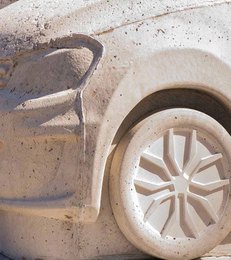 Buy Authentic Lladró Lladró Leandro Erlich Coral Car Sand Sculpture Limited Edition Sculpture - FormFluent Sydney Australia