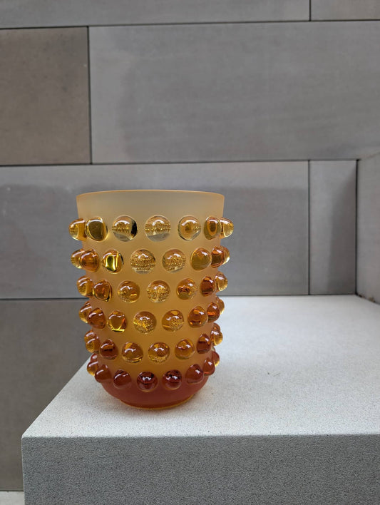  Lalique Mossi Vase Amber Crystal Vase by Lalique at  FormFluent