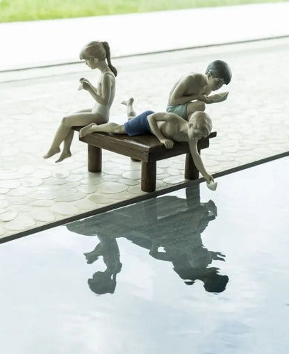  Lladró Paper Boats Children Sculpture Sculpture by Lladró at  FormFluent