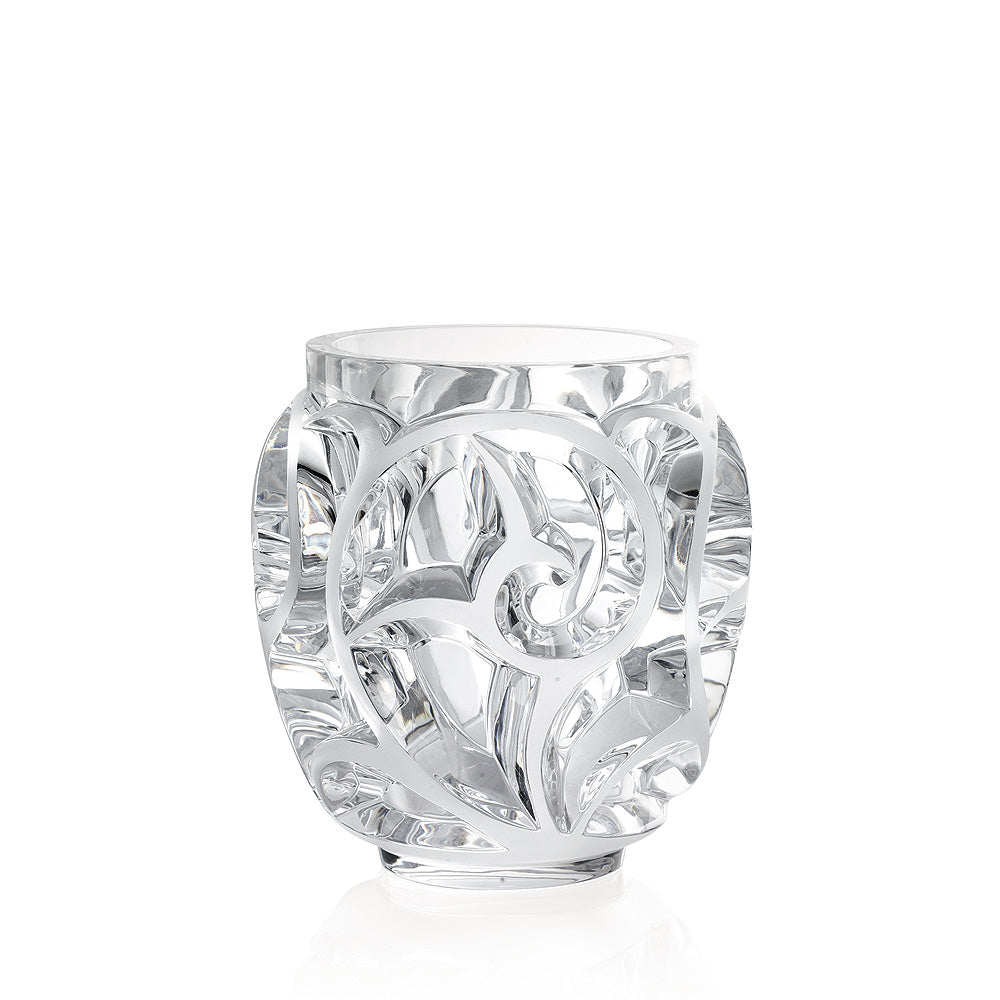 Tourbillons Vase Lalique clear crystal