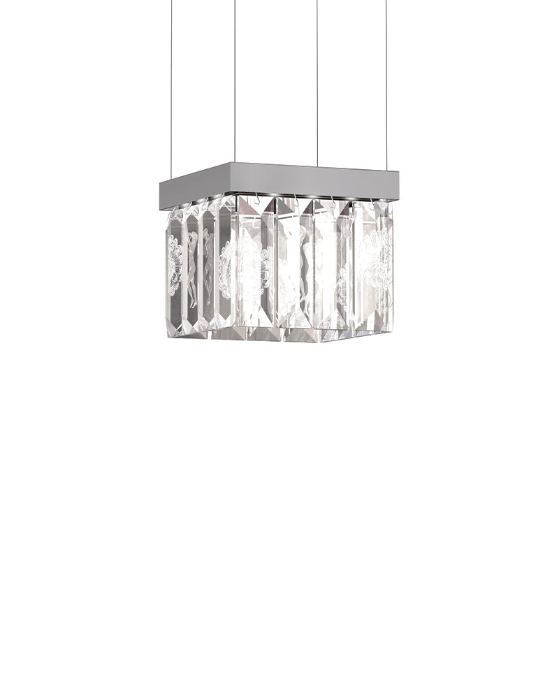 Serene 16 Prisms Chandelier Square Lalique