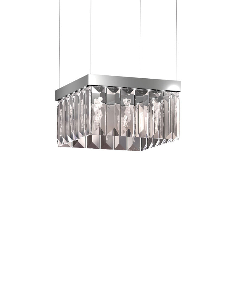 Serene 24 Prisms Chandelier Square Lalique