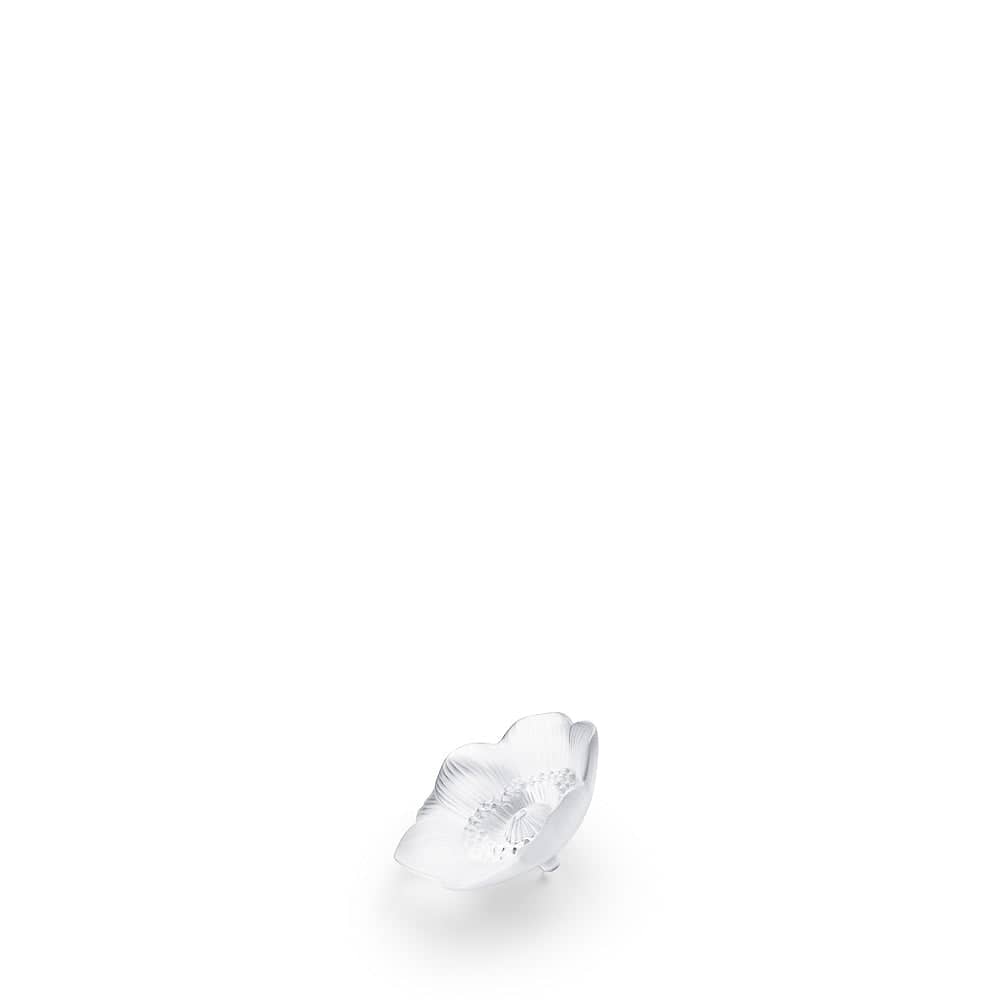 Lalique Anemone Flower Small Sculpture - Clear Crystal Sculpture by  Lalique at   FormFluent Sydney, Australia