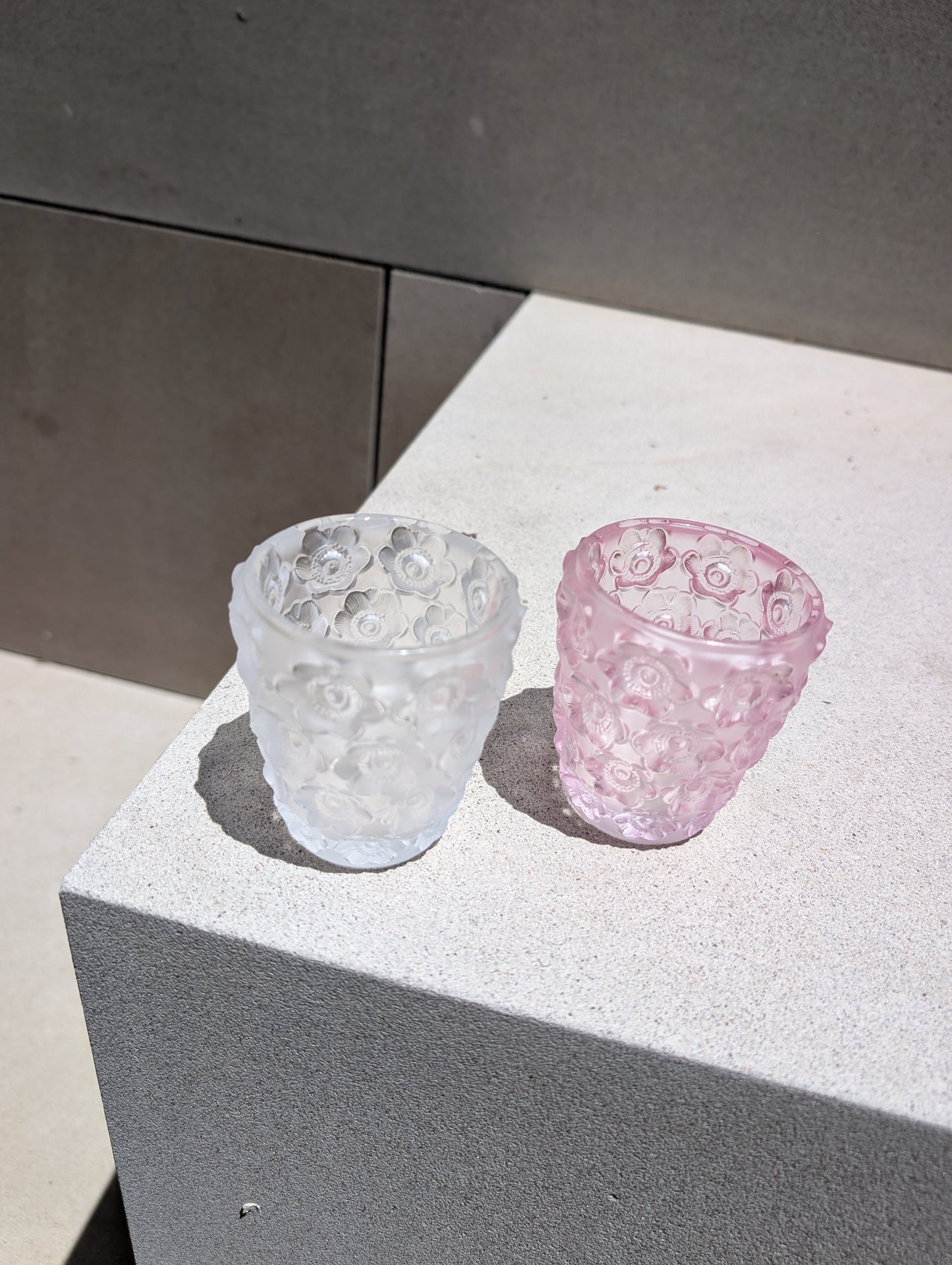 Buy Authentic Lalique Lalique Anemones Votive Vase - FormFluent Sydney Australia