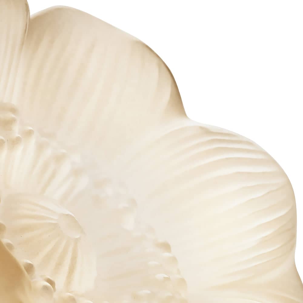 Lalique Anemone Flower Small Sculpture - Gold Lustre Crystal Sculpture by  Lalique at   FormFluent Sydney, Australia