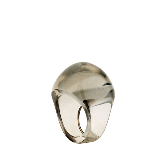 Lalique Cabochon Ring - Bronze crystal
