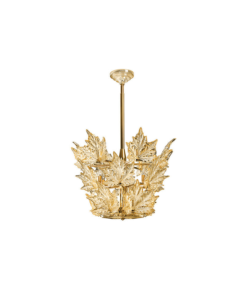 Champs-Élysées Chandelier 84cm Lalique gold lustre crystal