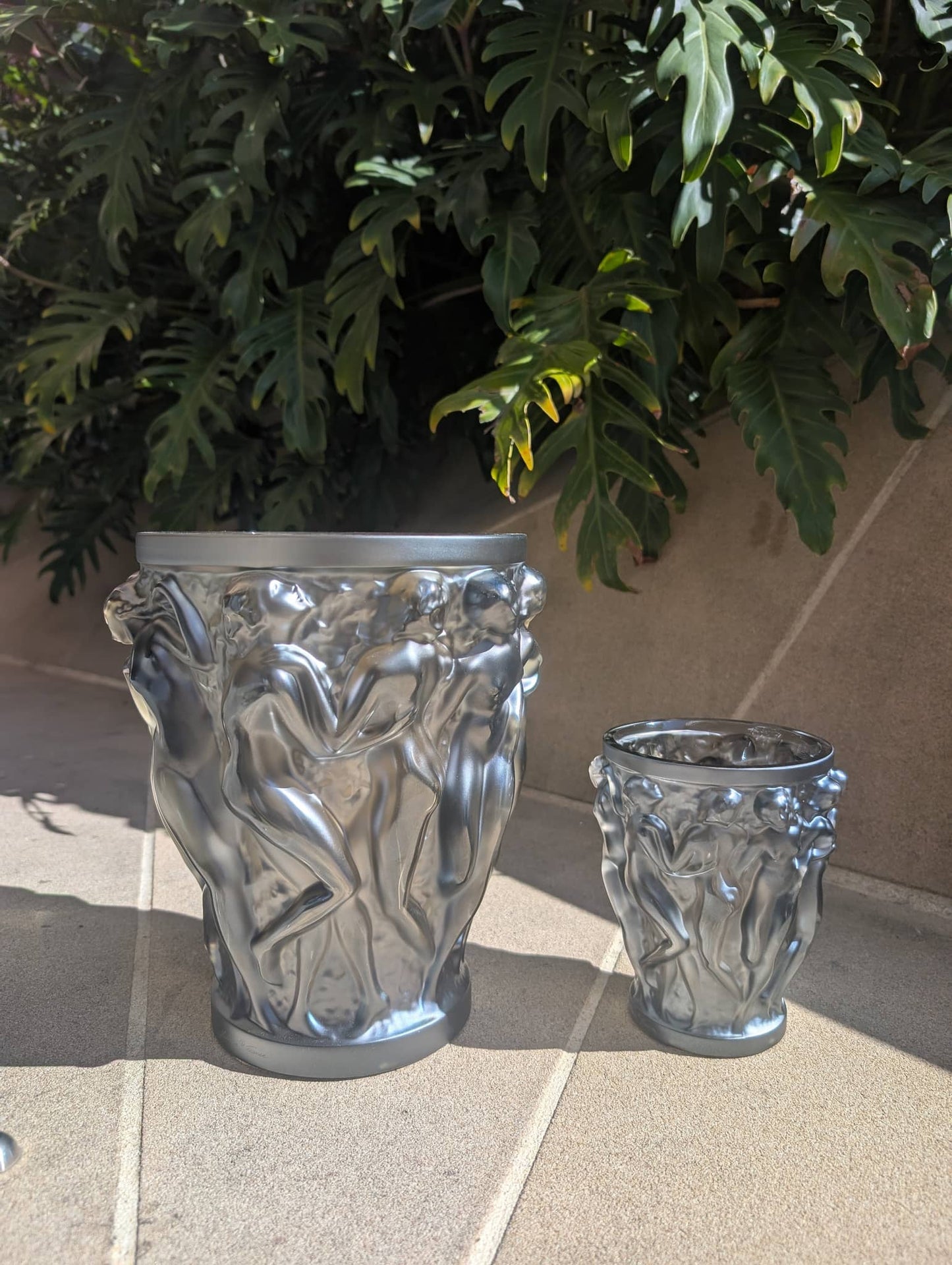 Lalique Bacchantes Vase Bronze Crystal Vase by Lalique at  FormFluent Sydney, Australia