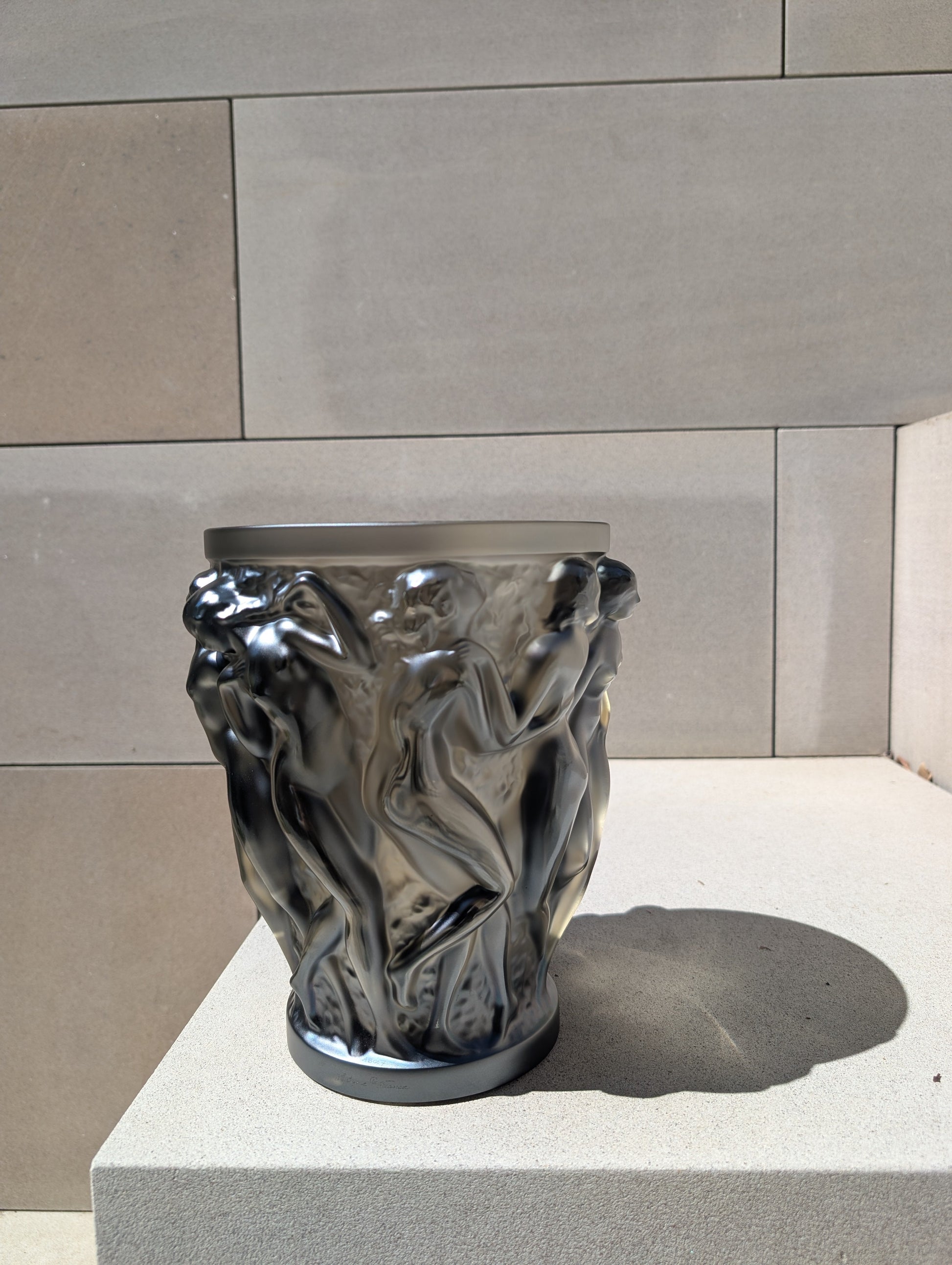  Lalique Bacchantes Vase Bronze Crystal Vase by Lalique at  FormFluent