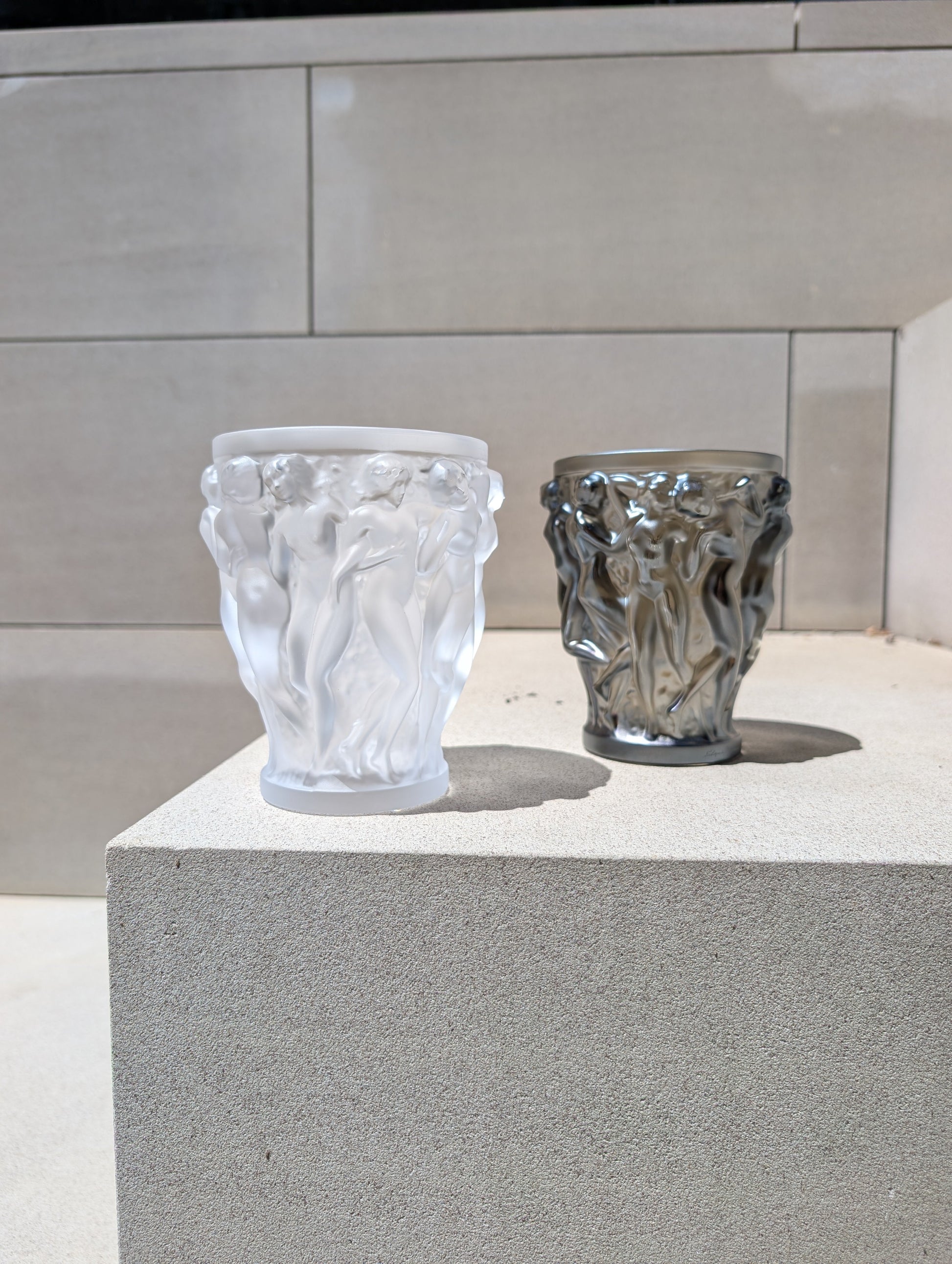 Buy Authentic Lalique Lalique Bacchantes Small Vase Vase - FormFluent Sydney Australia