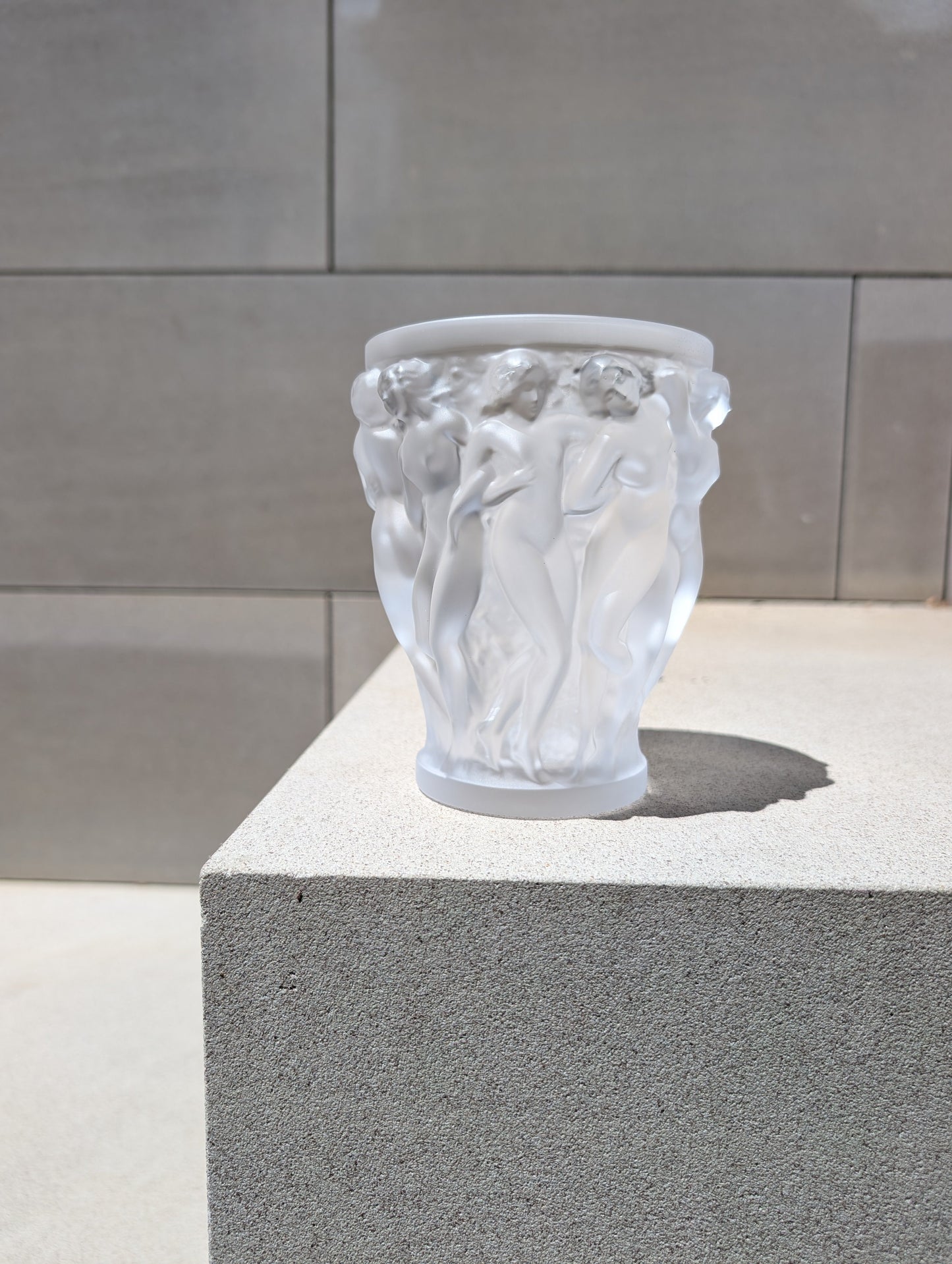 Buy Authentic Lalique Lalique Bacchantes Small Vase Vase - FormFluent Sydney Australia