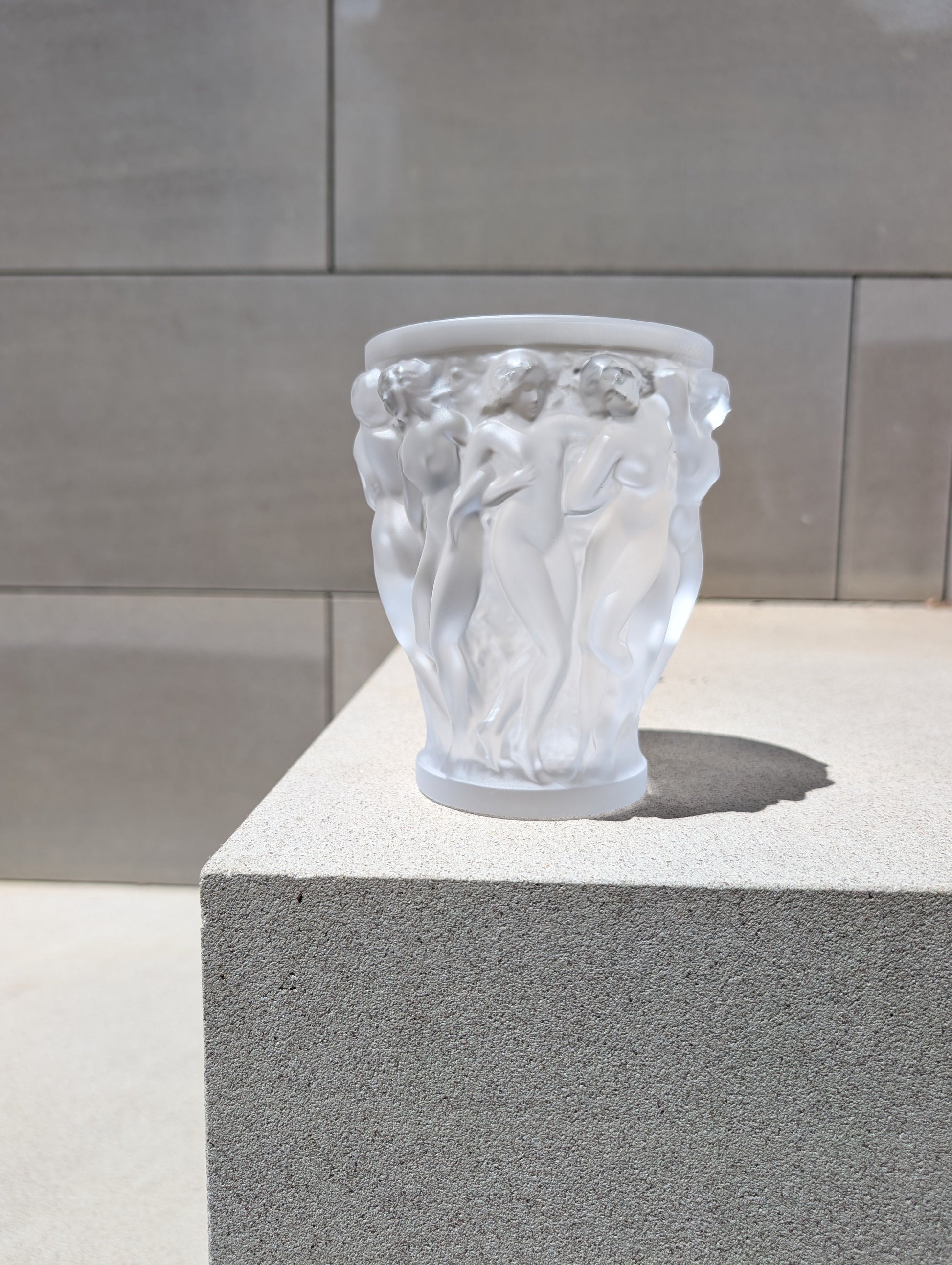 Buy Authentic Lalique Lalique Bacchantes Small Vase Vase - FormFluent Sydney Australia